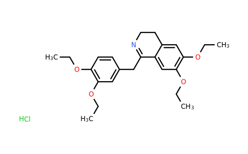 CAS 985-12-6 | 1-[(3,4-diethoxyphenyl)methyl]-6,7-diethoxy-3,4-dihydroisoquinoline hydrochloride