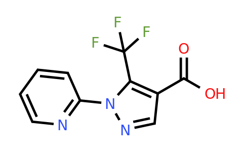 CAS 98534-86-2 | 1-(Pyridin-2-yl)-5-(trifluoromethyl)-1H-pyrazole-4-carboxylic acid