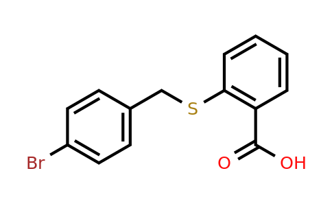 CAS 98808-50-5 | 2-{[(4-bromophenyl)methyl]sulfanyl}benzoic acid