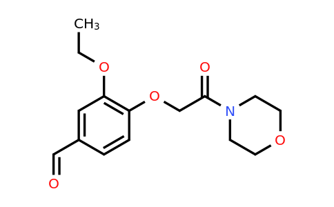 CAS 98840-95-0 | 3-ethoxy-4-[2-(morpholin-4-yl)-2-oxoethoxy]benzaldehyde
