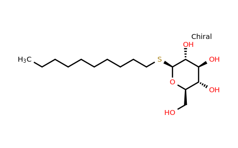 CAS 98854-16-1 | (2S,3R,4S,5S,6R)-2-(Decylthio)-6-(hydroxymethyl)tetrahydro-2H-pyran-3,4,5-triol