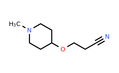 CAS 98880-85-4 | 3-((1-Methylpiperidin-4-yl)oxy)propanenitrile