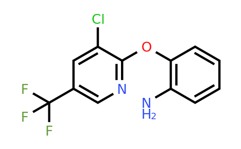 CAS 98968-77-5 | 2-((3-Chloro-5-(trifluoromethyl)pyridin-2-yl)oxy)aniline
