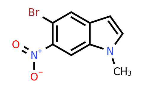 CAS 99067-17-1 | 5-bromo-1-methyl-6-nitro-indole