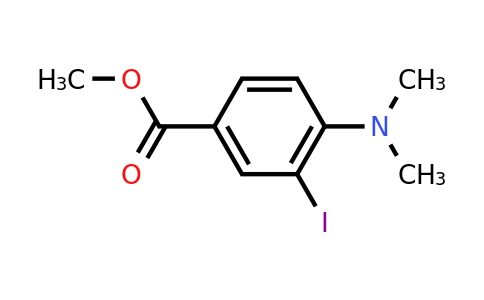 CAS 99067-73-9 | Methyl 4-(dimethylamino)-3-iodobenzoate