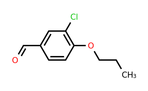 CAS 99070-71-0 | 3-Chloro-4-propoxybenzaldehyde