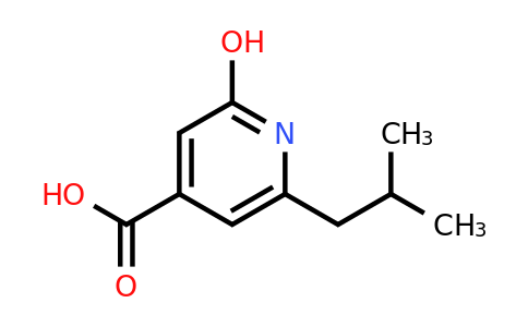 CAS 99075-99-7 | 2-hydroxy-6-(2-methylpropyl)pyridine-4-carboxylic acid