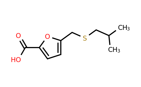 CAS 99173-25-8 | 5-{[(2-methylpropyl)sulfanyl]methyl}furan-2-carboxylic acid
