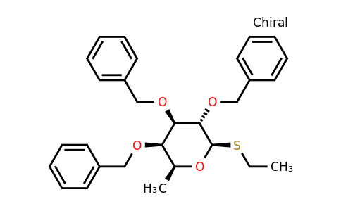 CAS 99409-34-4 | (2R,3S,4R,5R,6S)-3,4,5-Tris(benzyloxy)-2-(ethylthio)-6-methyltetrahydro-2H-pyran
