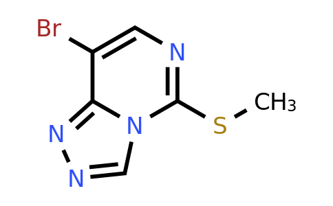 CAS 99451-55-5 | 8-Bromo-5-(methylthio)-[1,2,4]triazolo[4,3-c]pyrimidine