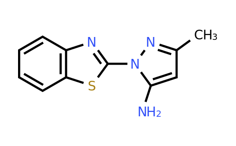 CAS 99845-70-2 | 1-(1,3-benzothiazol-2-yl)-3-methyl-1H-pyrazol-5-amine