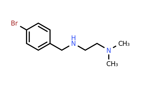 CAS 99862-34-7 | [(4-Bromophenyl)methyl][2-(dimethylamino)ethyl]amine