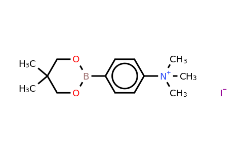 4-(Trimethylammonium)phenylboronic acid neopentyl ester iodide salt
