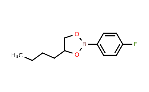 4-Butyl-2-(4-fluorophenyl)-1,3,2-dioxaborolane