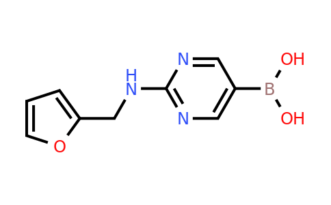 (2-[(2-Furylmethyl)amino]pyrimidin-5-YL)boronic acid