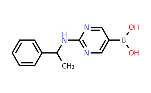 (2-[(1-Phenylethyl)amino]pyrimidin-5-YL)boronic acid