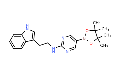 [2-(1H-Indol-3-YL)-ethyl]-[5-(4,4,5,5-tetramethyl-[1,3,2]dioxaborolan-2-YL)-pyrimidin-2-YL]-amine