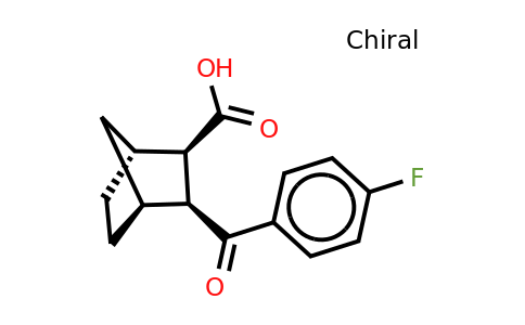 Diendo-3-(4-fluoro-benzoyl)-bicyclo[2.2.1]heptane-2-carboxylic acid