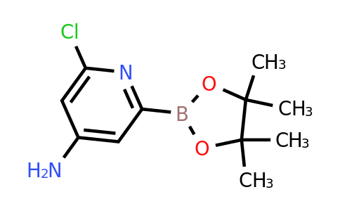 (4-Amino-6-chloropyridin-2-YL)boronic acid pinacol ester