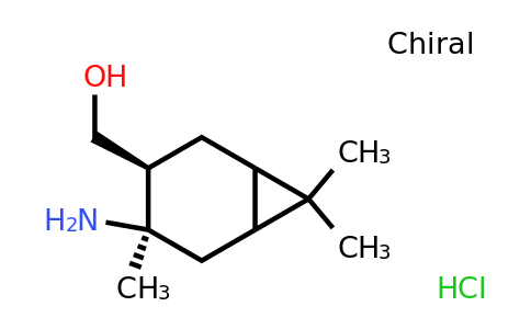 (Cis-4-amino-4,7,7-trimethyl-bicyclo[4.1.0]hept-3-YL)-methanol hydrochloride