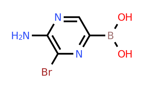 5-Amino-6-bromopyrazine-2-boronic acid