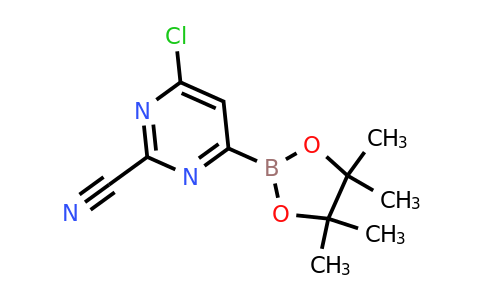 2-Cyano-6-chloropyrimidine-4-boronic acid pinacol ester