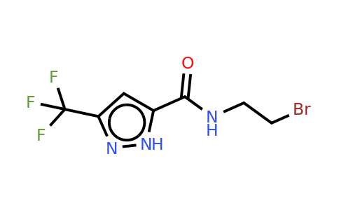 N-(2-bromoethyl)-3-(trifluoromethyl)-1H-pyrazole-5-carboxamide