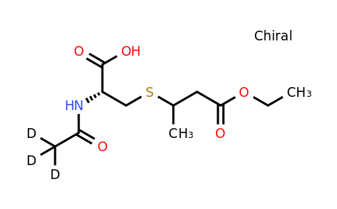 N-acetyl-D3-S-(2-ethoxycarbonylethyl-1-methyl)-L-cysteine
