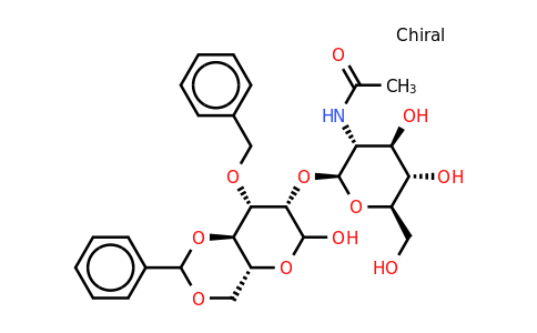2-O-(2-Acetamido-2-deoxy-B-d-glucopyranosyl)-3-O-benzyl-4,6-O-benzylidene-D-mannose