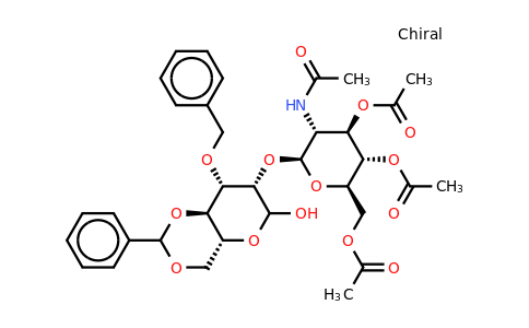 2-O-(2-Acetamido-2-deoxy-3,4,6-tri-O-acetyl-B-d-glucopyranosyl)-3-O-benzyl-4,6-O-benzylidene-D-mannose
