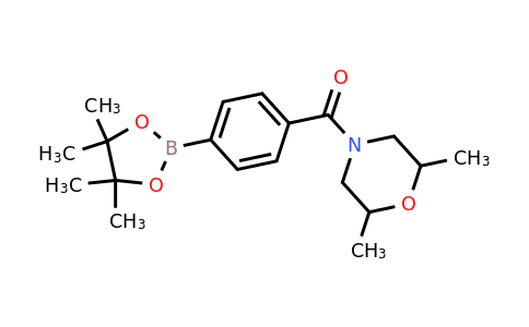 (4-(4,4,5,5-Tetramethyl-1,3,2-dioxaborolan-2-YL)phenyl)(2,6-dimethylmorpholino)methanone
