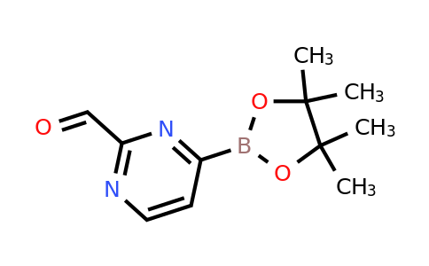 4-(4,4,5,5-Tetramethyl-1,3,2-dioxaborolan-2-YL)pyrimidine-2-carbaldehyde