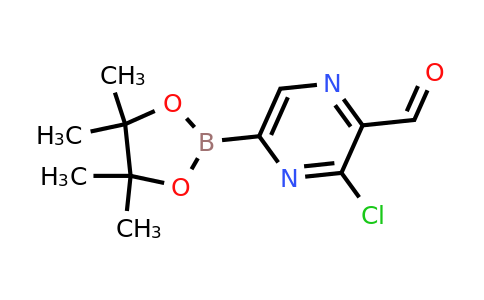 3-Chloro-5-(4,4,5,5-tetramethyl-1,3,2-dioxaborolan-2-YL)pyrazine-2-carbaldehyde