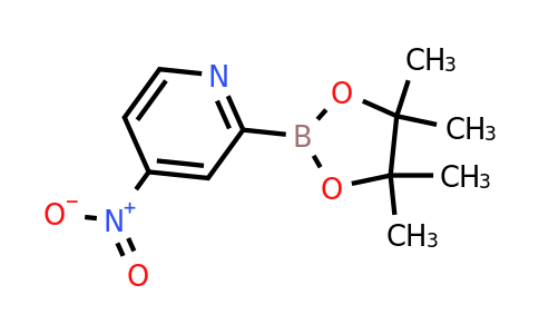 4-Nitro-2-(4,4,5,5-tetramethyl-1,3,2-dioxaborolan-2-YL)pyridine