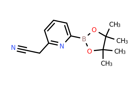 [6-(4,4,5,5-Tetramethyl-1,3,2-dioxaborolan-2-YL)pyridin-2-YL]acetonitrile