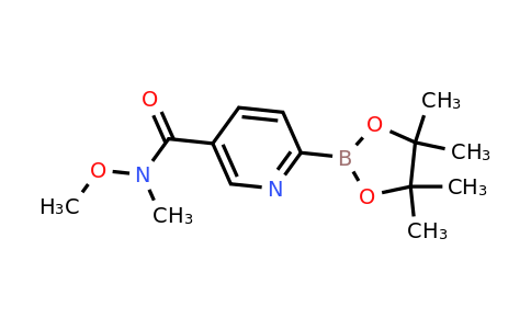 N-methoxy-N-methyl-6-(4,4,5,5-tetramethyl-1,3,2-dioxaborolan-2-YL)nicotinamide