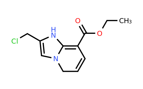 Ethyl 2-(chloromethyl)-1,5-dihydroimidazo[1,2-A]pyridine-8-carboxylate