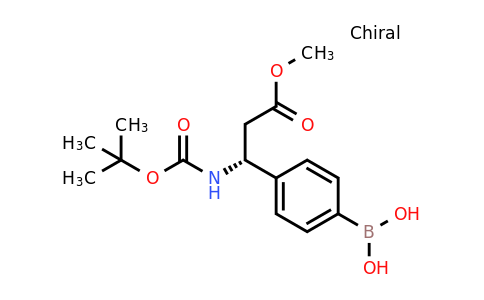 (R)-4-(1-(Tert-butoxycarbonylamino)-3-methoxy-3-oxopropyl)phenylboronic acid