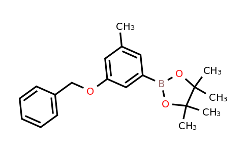2-(3-(Benzyloxy)-5-methylphenyl)-4,4,5,5-tetramethyl-1,3,2-dioxaborolane