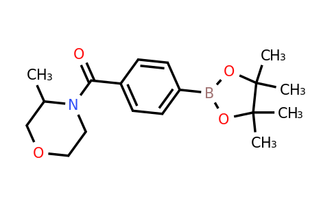 (3-Methylmorpholino)(4-(4,4,5,5-tetramethyl-1,3,2-dioxaborolan-2-YL)phenyl)methanone