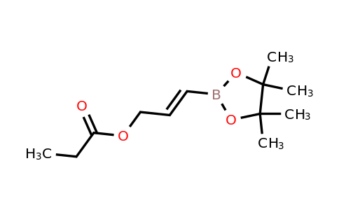 (E)-3-(4,4,5,5-Tetramethyl-1,3,2-dioxaborolan-2-YL)allyl propionate