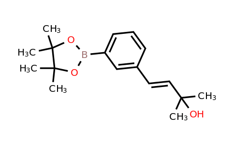 (E)-2-Methyl-4-(3-(4,4,5,5-tetramethyl-1,3,2-dioxaborolan-2-YL)phenyl)but-3-EN-2-ol