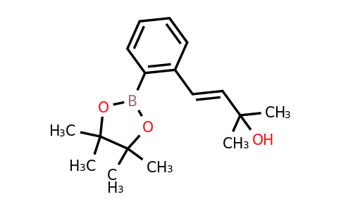 (E)-2-Methyl-4-(2-(4,4,5,5-tetramethyl-1,3,2-dioxaborolan-2-YL)phenyl)but-3-EN-2-ol