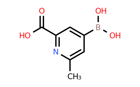 2-Carboxy-6-methylpyridine-4-boronic acid