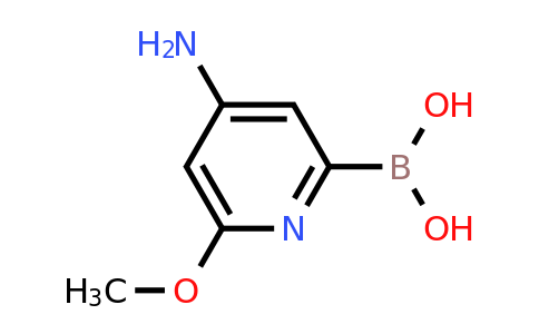 (4-Amino-6-methoxypyridin-2-YL)boronic acid