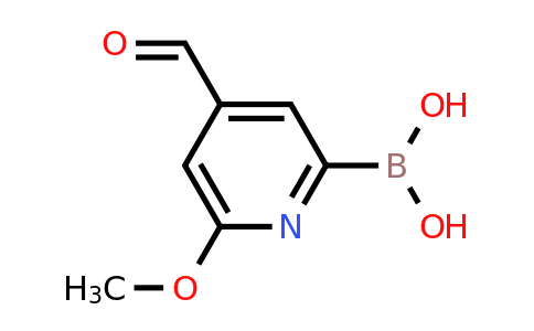 (4-Formyl-6-methoxypyridin-2-YL)boronic acid