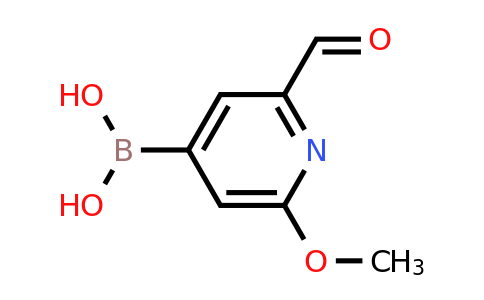 2-Formyl-6-methoxypyridin-4-ylboronic acid