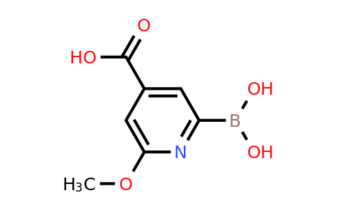 2-(Dihydroxyboranyl)-6-methoxypyridine-4-carboxylic acid