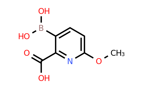 3-Borono-6-methoxypicolinic acid