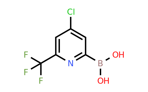 4-Chloro-6-(trifluoromethyl)pyridin-2-ylboronic acid